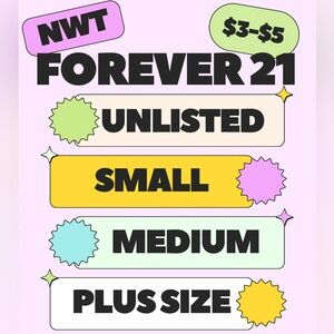 unlisted forever 21